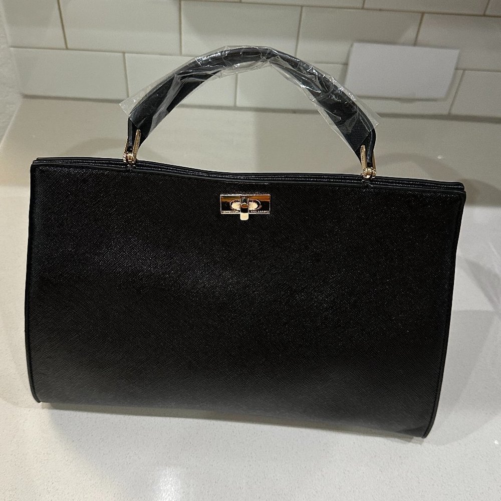 VANESSA WILLIAMS Posh Satchel with Crossbody Strap